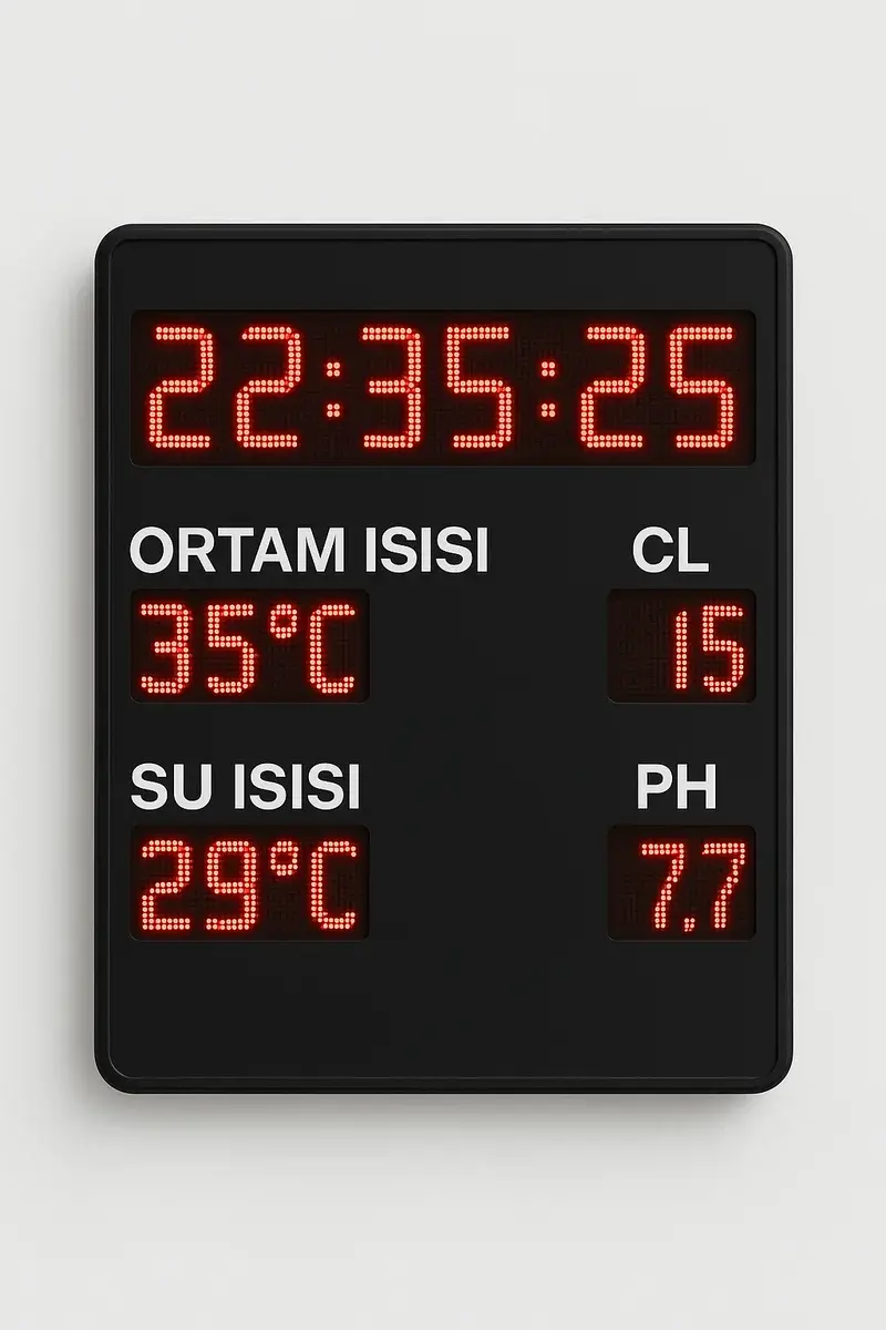 Havuz Derece Ph panosu