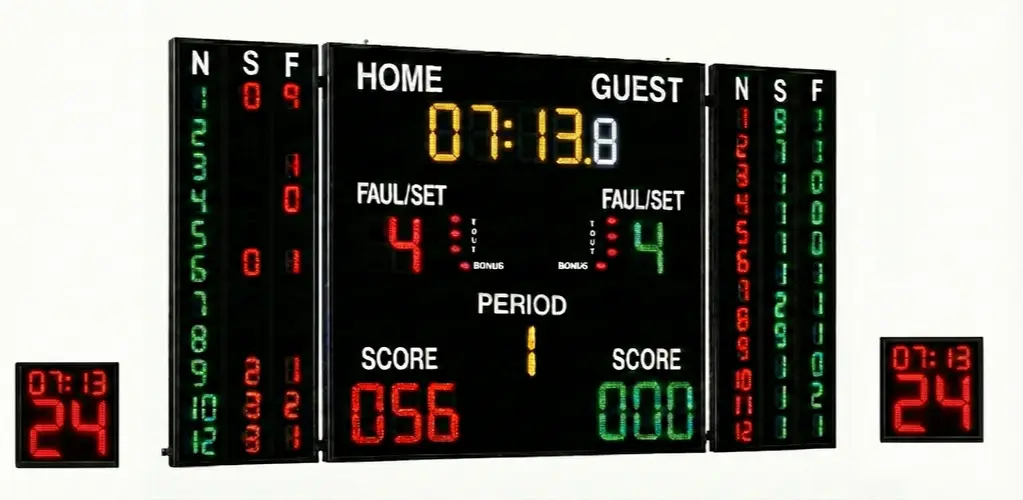 profosyonel basketbol voleybol hentbol skorbordu